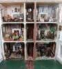 ‘Hartley Hall’ an imposing double fronted painted wooden dolls house, English circa 1875, - 2