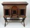 ‘Ariel’ an interesting painted wooden folk art style dolls house, probably Danish, 1885,