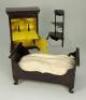 Three pieces of Rock and Graner Dolls House tinplate furniture, German circa 1875, - 2