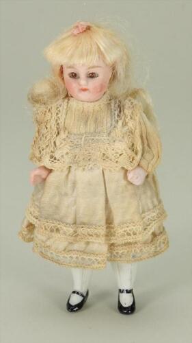 All original all-bisque doll, German circa 1905,