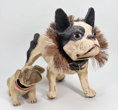 A Roullet and Decamps barking bull dog, French circa 1900,