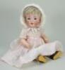 Simon & Halbig mould 1294 bisque head character baby doll, German circa 1910,