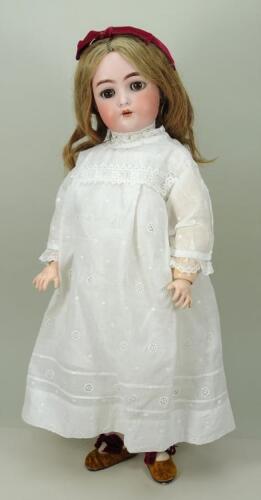 A Kammer & Reinhardt/S&H bisque head doll, German circa 1910,