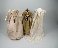 A good silk gown for early wooden doll,