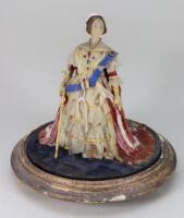 Rare wax model of Queen Victoria, by Henrietta Wade 1789-1851,