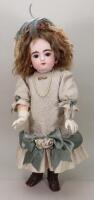 A Francois Gaultier size 9 bisque head Bebe doll, French circa 1890,