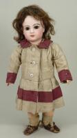 A size 6 Depose Emile Jumeau bisque head Bebe doll, French circa 1890,