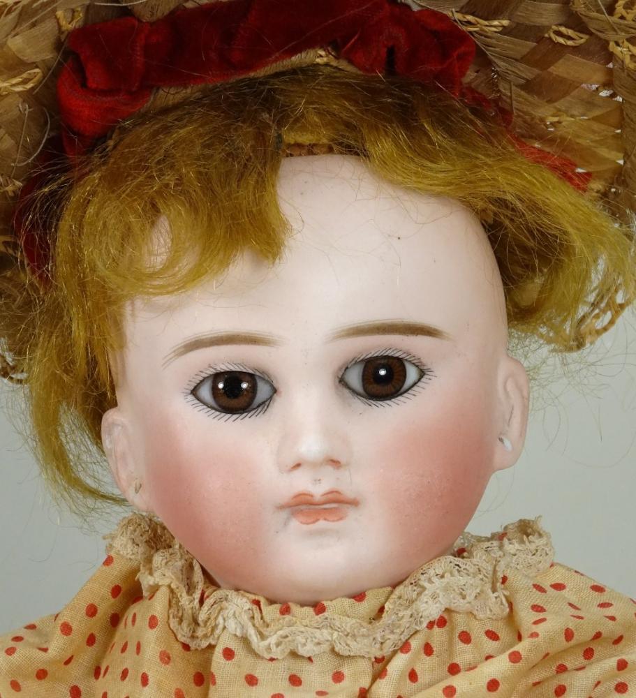 A rare Schmitt bisque head Bebe doll, French circa 1880