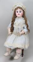 Large Etienne Denamur size 13 bisque head Bebe doll, French circa 1890,