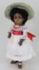 A rare black A.T Kestner bisque head Bebe doll, German circa 1885,