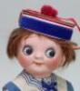 A rare and large Gebruder Heubach Einco bisque head ‘Googly’ doll, German circa 1918, - 2