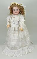 A Simon & Halbig mould 1078 bisque head doll, German circa 1905,