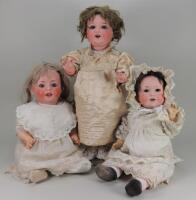 A.M 990 bisque head baby, German circa 1915,