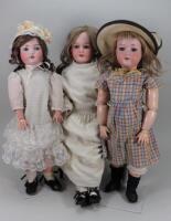 A.M 390 bisque head doll, German circa 1915,