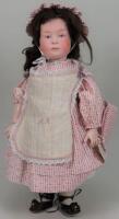 A Gebruder Heaubach 6169 bisque head ‘Pouty’ bisque head doll, German circa 1910,