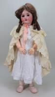 A Large Simon & Halbig/Heinrich Handwerck bisque head doll, German circa 1910