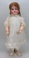 A Large Simon & Halbig/K&R bisque head doll, German circa 1910,