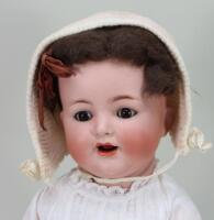 A Simon & Halbig/K&R 126 bisque head baby doll, German circa 1915,