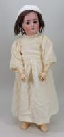 A Kling 182 bisque head doll, German circa 1910,