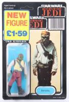 Palitoy General Mills Star Wars Return of The Jedi Tri Logo Barada Vintage Original Carded Figure