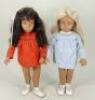 Two Sasha Trendon Ltd dolls, 1970s