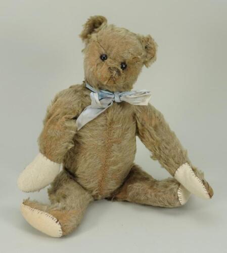 A Steiff blonde mohair Teddy bear, circa 1909,