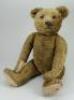 A good golden brown mohair Teddy bear, probably Bing 1920s,