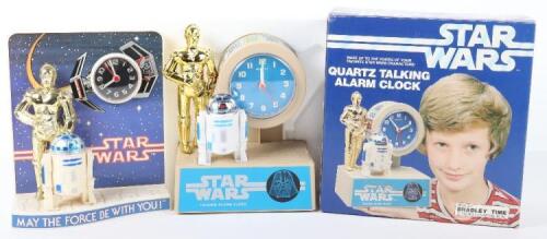 Vintage Bradley Time Star Wars Quartz Talking Alarm Clock