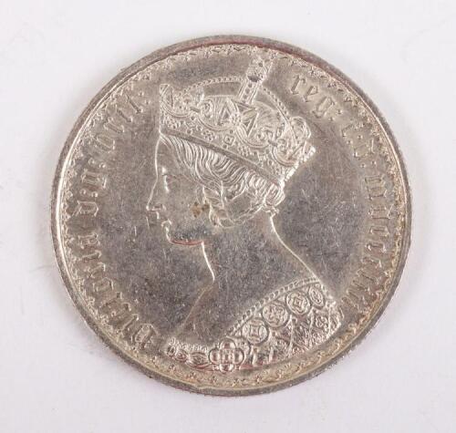 Victoria (1837-1901), Florin &Ocirc;Gothic&Otilde;, 1853