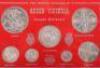 Victoria (1837-1901), Specimen 1887 set, Crown to Threepence - 3