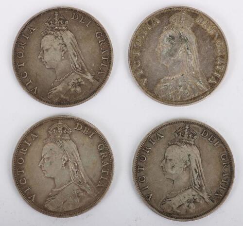 Four Victoria (1837-1901) Florins 1887