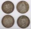 Four Victoria (1837-1901) Florins 1887