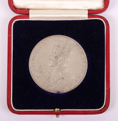 George V (1910-1937), 1911 Coronation silver medallion