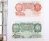 A good selection of GB banknotes including Peppiatt 1940 Ten Shillings (B251) serial D13 aEF, O.Brian Five Pounds (B280) serial D96 about UNC - 3