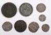 Mixed lot of hammered and milled coisn including Elizabeth I Sixpences, John Penny, Edward groat, William and Mary Threepence (drilled) - 2