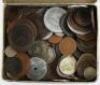 Selection of coins including William III 1696 Farthing, William IV 1837 Farthing - 4