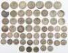 Selection of coinage, including Gothic Florin 1872 - 2
