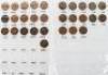 A selection of 19th and 20th century copper coinage, Victoria and later threepences - 5