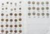 A selection of 19th and 20th century copper coinage, Victoria and later threepences - 9