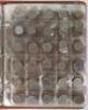 Three folders of modern Europe currency, including Francs, Lire, Swiss - 2