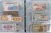 A folder of banknotes, including eighteen 10 Shillings, Bank of Indonesia, Japanese, Turkey - 3
