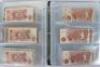 A folder of banknotes, including eighteen 10 Shillings, Bank of Indonesia, Japanese, Turkey - 6