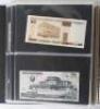 A folder of banknotes, including German, Italy, Egypt, Yogoslavia - 6