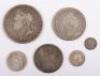 Good selection of Coins including 1786 Maundy Penny (toned and EF), 1849 Florin
