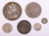 Good selection of Coins including 1786 Maundy Penny (toned and EF), 1849 Florin - 2