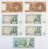 GB banknotes, One Pound, Serial numbers DU062015 &ETH; 18 (all unc) - 2
