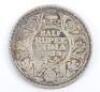 British India, George V (1910-1936), Half Rupee 1928, 1 Anna 1936, One Quarter Anna 1927 and 1/12 Anna 1932