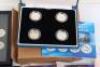 Three Canadian proof sets including 1987, 1988 and 1989, they include the silver dollars along with the circulating dollars - 3