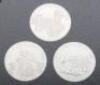 National Service six silver coin set - 3