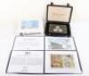 Douglas Bader 3 coin silver set, with two silver coin covers